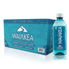 Waiākea Pēpē 24-pack bottle front for on-the-go hydration.