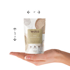 Waka Instant Black Tea iced serving over ice for refreshment