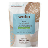 Waka Instant Black Tea powder dissolving smoothly for quick hot or iced tea