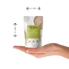 Waka Instant Tea lemon sample for bright citrus lift in hot or cold drinks