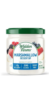 Walden Farms Calorie Free Dip Marshmallow jar for dipping fresh fruit.