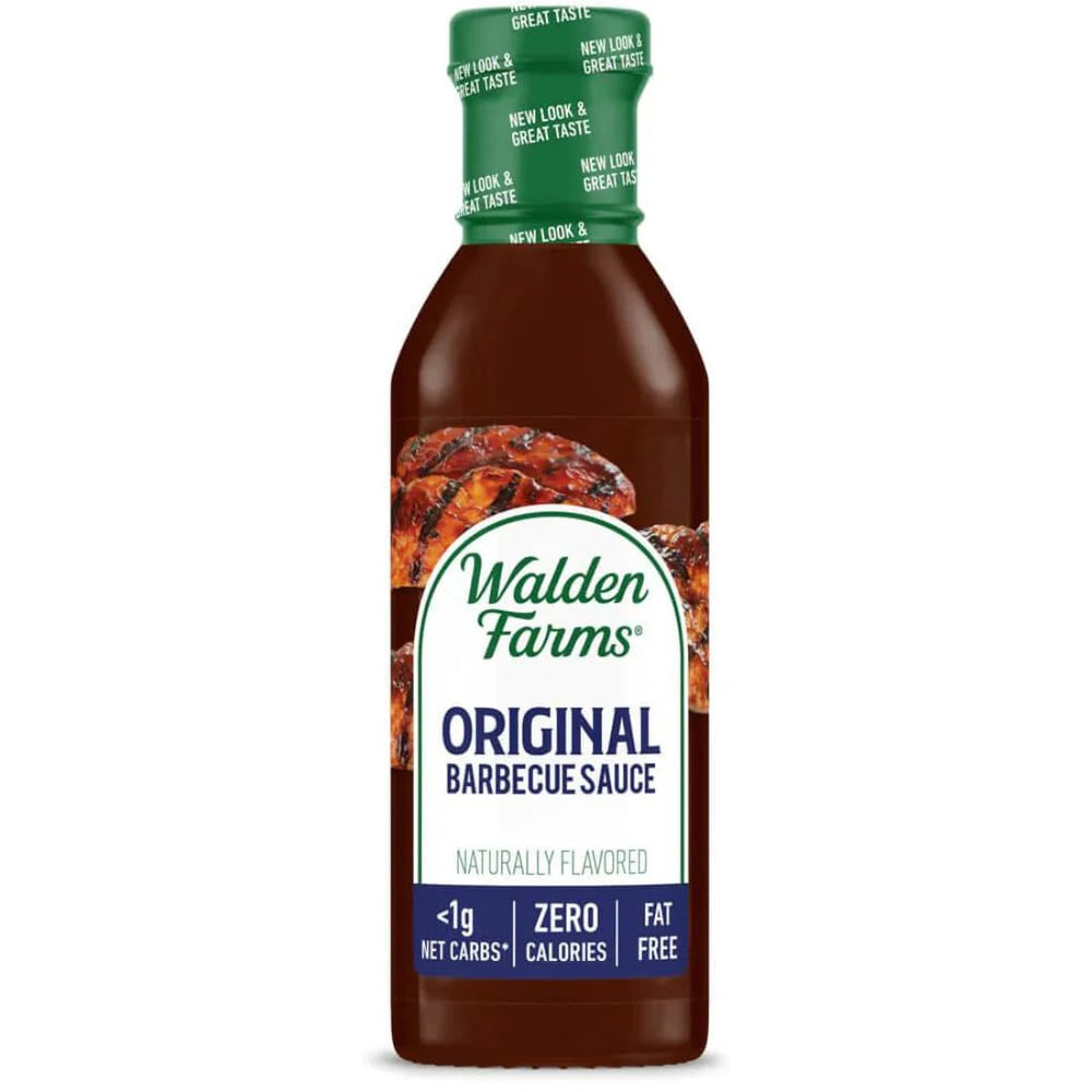 Walden Farms Original Barbecue Sauce bottle with zero calories, ideal for lean meals.