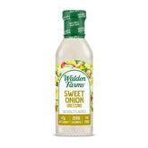 Walden Farms Sweet Onion Dressing bottle front — keto-friendly, calorie-free flavor on every meal.