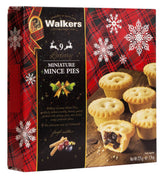 Walkers Mini Mince Pies with buttery shortcrust pastry, ideal for festive snacking.