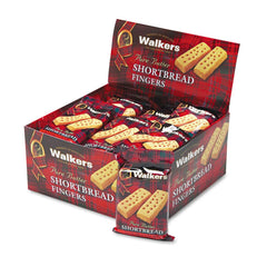Walkers' Nonsuch Shortbread 2-pack close-up, premium butter cookies ideal with tea.