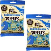 Walkers' Nonsuch toffee cubes closeup showing rich texture and buttery flavor