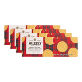 Walkers Shortbread Rounds box front, premium butter shortbread branding.