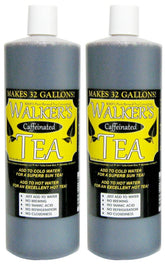 Walker's Tea liquid concentrate bottle for quick, caffeinated tea.