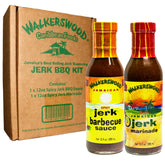 Walkerswood Jerk BBQ sauce bottle for bold Caribbean flavor on grilled meats