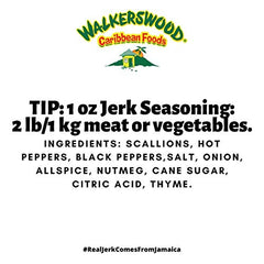 Walkerswood Jerk Seasoning on grill-ready meat for bold flavor.