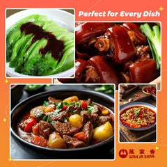 Wan Ja Shan sauce with noodles ready to savor savory umami.