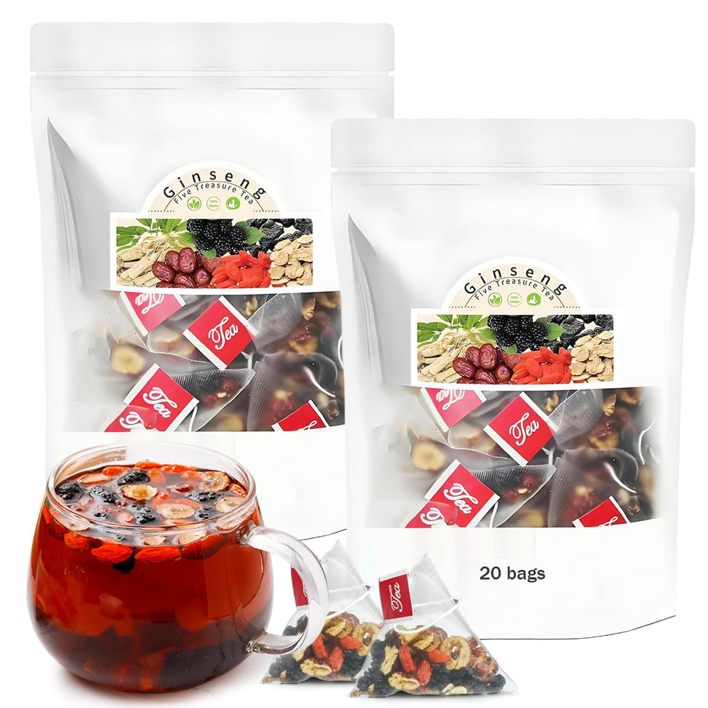 Wanciment ginseng five treasures tea box for daily wellness