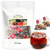 Wanciment Ginseng Five Treasures Tea packaging with six ingredients for a balanced cup