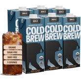 Wandering Bear Vanilla Cold Brew bottle shows bold unsweetened flavor