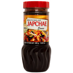 Wang Premium Japchae Sauce bottle ready-to-use flavor for japchae.