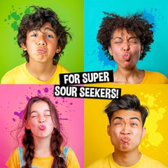 WARHEADS extreme sour candy lemon — bright citrus kick for snacking.