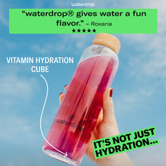 Waterdrop Passion Fruit cube adds bright flavor to your water.