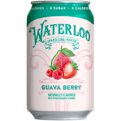 Waterloo Guava Berry bubbles close-up, crisp carbonation for everyday enjoyment.