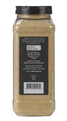 Watkins Organic Garlic Powder close-up shows fine texture ideal for seasoning.