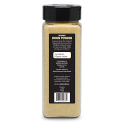 Watkins Onion Powder pouring into sauce for rich flavor