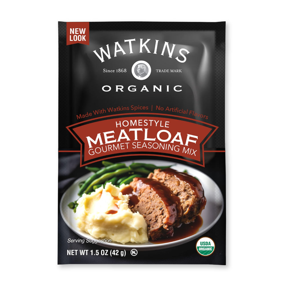 Watkins Organic Meatloaf Seasoning Pack for quick weeknight flavor.