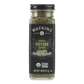 Watkins Organic Thyme Leaves bright aroma for roasting and sauces