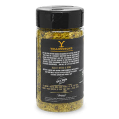 Watkins Yellowstone Butter Herb Seasoning bottle on shelf, ideal for savory roasts and grills