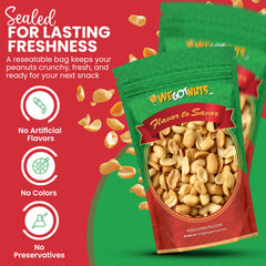 We Got Nuts peanuts in a bowl ready for snacking or recipes.