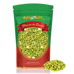We Got Nuts pumpkin seeds bag front for raw pepitas ready to snack.