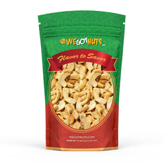 We Got Nuts raw cashew pieces in resealable bag preserve freshness for recipes.
