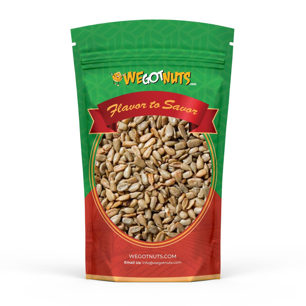 We Got Nuts sunflower seeds roasted unsalted no-shell, crunchy snack option.