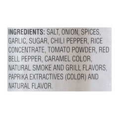 Garlic and onion notes in Weber Gourmet Burger Seasoning for instant flavor.