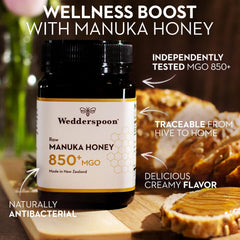 Wedderspoon honey added to tea to elevate daily ritual.