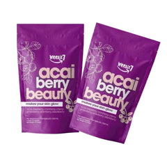 Weekit 7 Acai Berry Beauty Drink Mix sachet ready to mix for a fruity boost