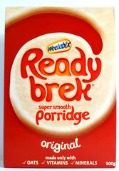 Weetabix Ready Brek original porridge, served hot, perfect for a warm kids' breakfast.
