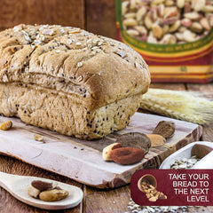 We Got Nuts resealable bag emphasizes freshness and easy portion control.
