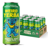 WEIRD Drink Organic Mystical Mint Yerba Mate can with bold mint aroma and energy.