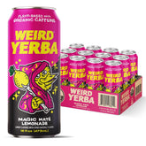 WEIRD Organic Magic Mate Lemonade pack shot for a clean energy boost.