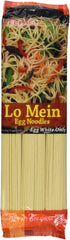 Wel Pac Lo Mein Noodles 6-pack on shelf, ideal for quick family meals.