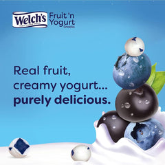 Welch's Blueberry-Acai Yogurt Snacks close-up highlights flavor and creaminess