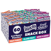 Welch's Fruit Snacks 60-pack gluten-free display for family snacking.