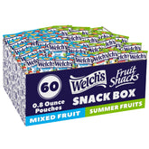 Welch's Fruit Snacks mixed-fruit bag; colorful shapes for school lunches.