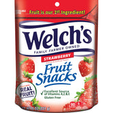 Welch's Fruit Snacks Strawberry bulk bag 8oz, ideal for sharing and on-the-go snacking.