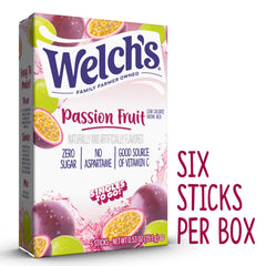 Welch's Singles To Go passion fruit collection offers versatile flavor options.