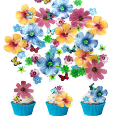 Weraru edible flowers 1.9 inch, ideal for wedding cake accents.