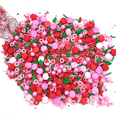 Weraru Rose Hearts Sprinkles add romantic accents to ice cream