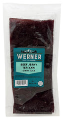 Werner Beef Jerky Slab giant bulk pack, ideal for sharing on adventures.