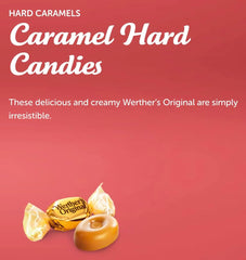 Display-ready Werther's caramel candies for home or office bowls