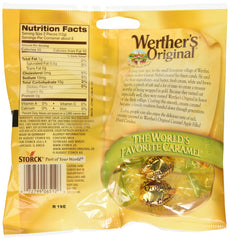 Werther's Original caramel apple filled candies with creamy center, perfect for sharing at parties.