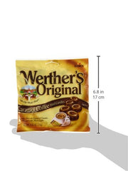 Desk-side Werther's Original caramel coffee candies for quick, comforting snacking.